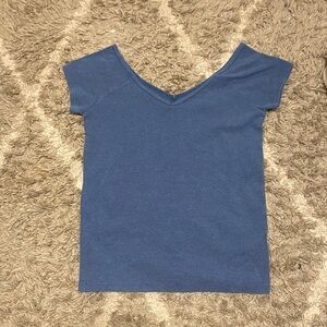 American Eagle Outfitters Blue Short Sleeve Tee